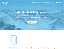 Tablet Screenshot of oelearning.com
